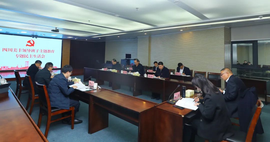 公司領(lǐng)導班子召開(kāi)主題教育專(zhuān)題民主生活會(huì )